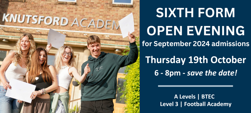 Image of Sixth Form Open Evening for 2024 admissions